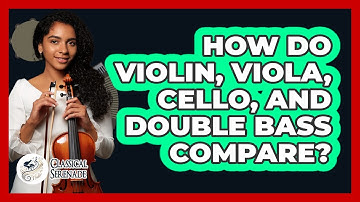 How Do Violin, Viola, Cello, And Double Bass Compare? - Classical Serenade
