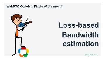 WebRTC Fiddle: Exploring Loss-Based Bandwidth Estimation