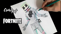 como dibujar a marshmello de fornite playlist - dibujos de fortnite para colorear faciles