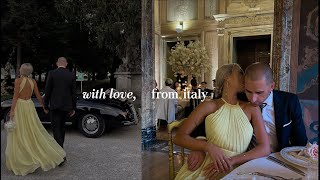 Italy Travel Vlog Pt 1 | lake como wedding, villa erba, milan, tuscany, food tour