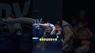 她沒能驚動一池水花,卻憑完美身姿震撼整個世界#全紅嬋#跳水#世界冠軍