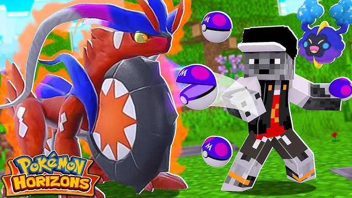 CRIEI A PRIMEIRA LUCKY PIXELMON DO MIRAIDON E KORAIDON NO NOVO MOD DE  POKÉMON NO MINECRAFT 