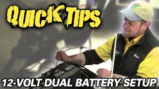 12VOLT DUAL BATTERY SETUP | Pete's RV Quick Tips (CC)