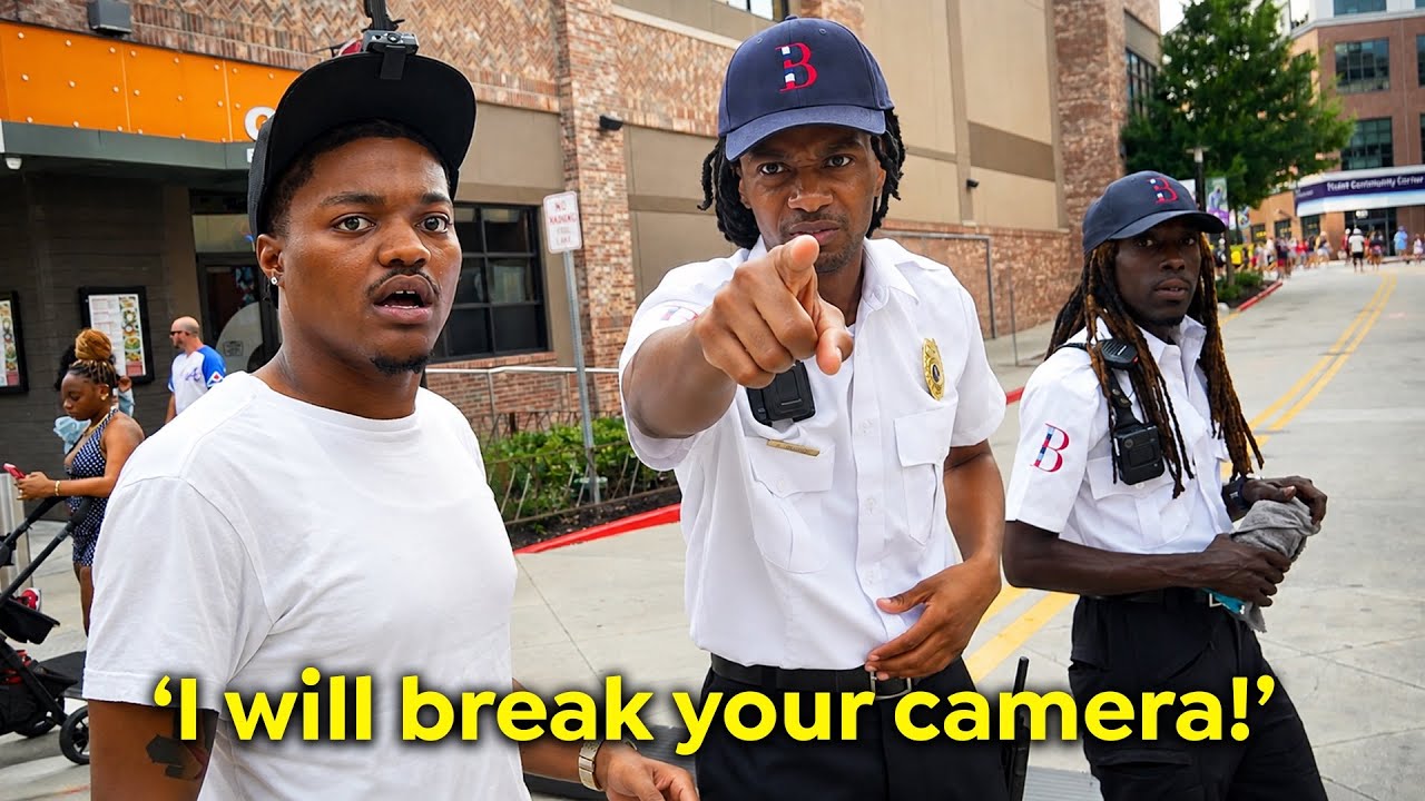 Security THREATENED to Break My Camera!