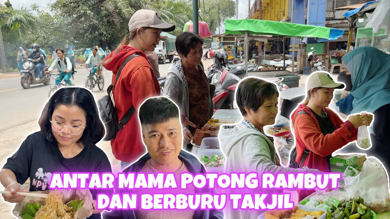 BERBURU TAKJIL BERSAMA MAMA MERTUA DAN UNBOXING PAKET TANAMAN STRAWBERRY YANG BELI DI ONLINE
