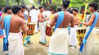 Padappai Kovil kumbabishekam ✨Kerala chenda melam in Chennai #chendamelam #malayalis