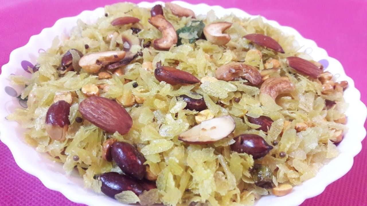 Roasted Poha Chivda Recipe - Diwali Special Snacks - Pohe Namkeen Recipe | Food Kitchen Lab