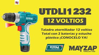 Taladro Atornillador Inalambrico Total Bateria 12v litio-UTDLI1211 - Mayzap  Tornillos y Herramientas