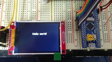 STM32F407VET6 + 320x240 TFT LCD