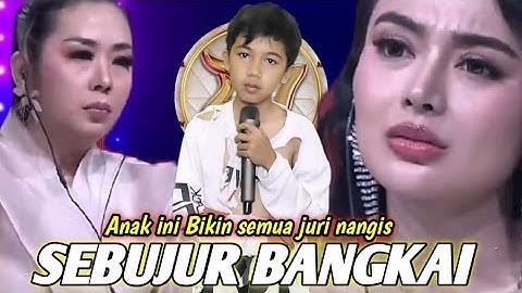 VIRAL! ANAK INI MEMBUAT SEMUA JURI MENANGIS KETIKA DENGER LAGU SEBUJUR BANGKAI