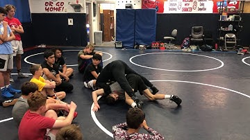 Pinning from your crab ride position