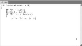VTC Player Perl Fundamentals, Explicit returns
