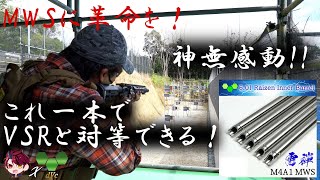 【超精密バレル！】MWSがVSRと肩を並べる!? dVc製 雷禅 01 05 レビュー動画