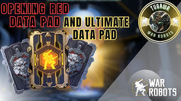 War Robots | Red Data and Ultimate Data Pad Opening | Complete the event and I got the ultimate!