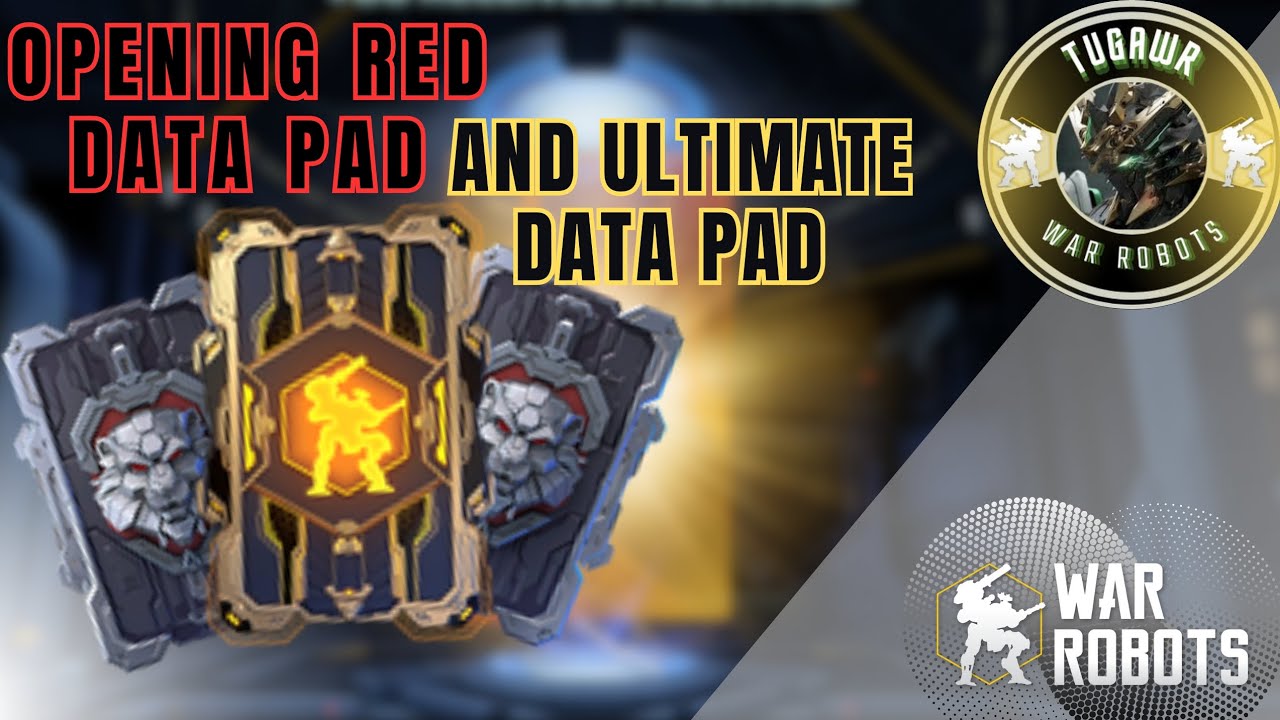 War Robots | Red Data and Ultimate Data Pad Opening | Complete the ...