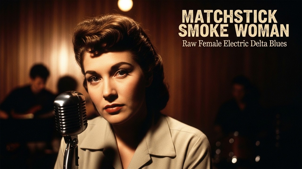 MATCHSTICK SMOKE WOMAN | Raw Vintage Female Electric Delta Blues (1950s Southern Juke Joint)