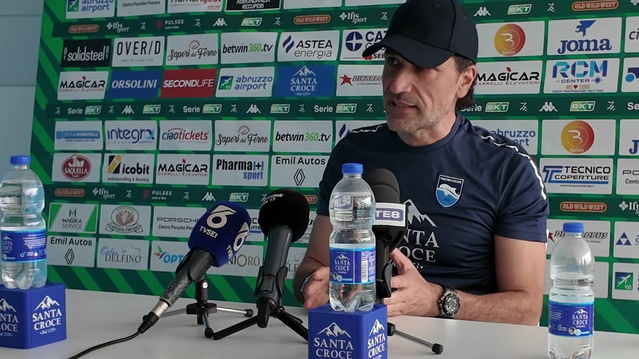 ⬜️🟦🎙️MISTER GIORGIO GORGONE NEL PRE MATCH PESCARA - BARI