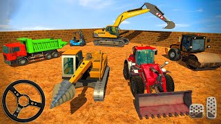 Jugando con Máquinas Grandes y Pesadas Transportadas por Camión - Juegos Android screenshot 3