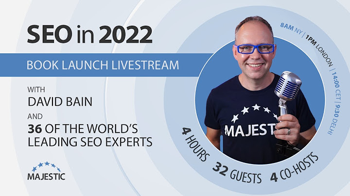 SEO in 2022: The book launch livestream #SEOin2022
