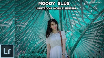 Moody blue color effect lightroom mobile editing tutorial ||with short trick ||