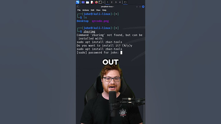 Scan QR Codes on Linux