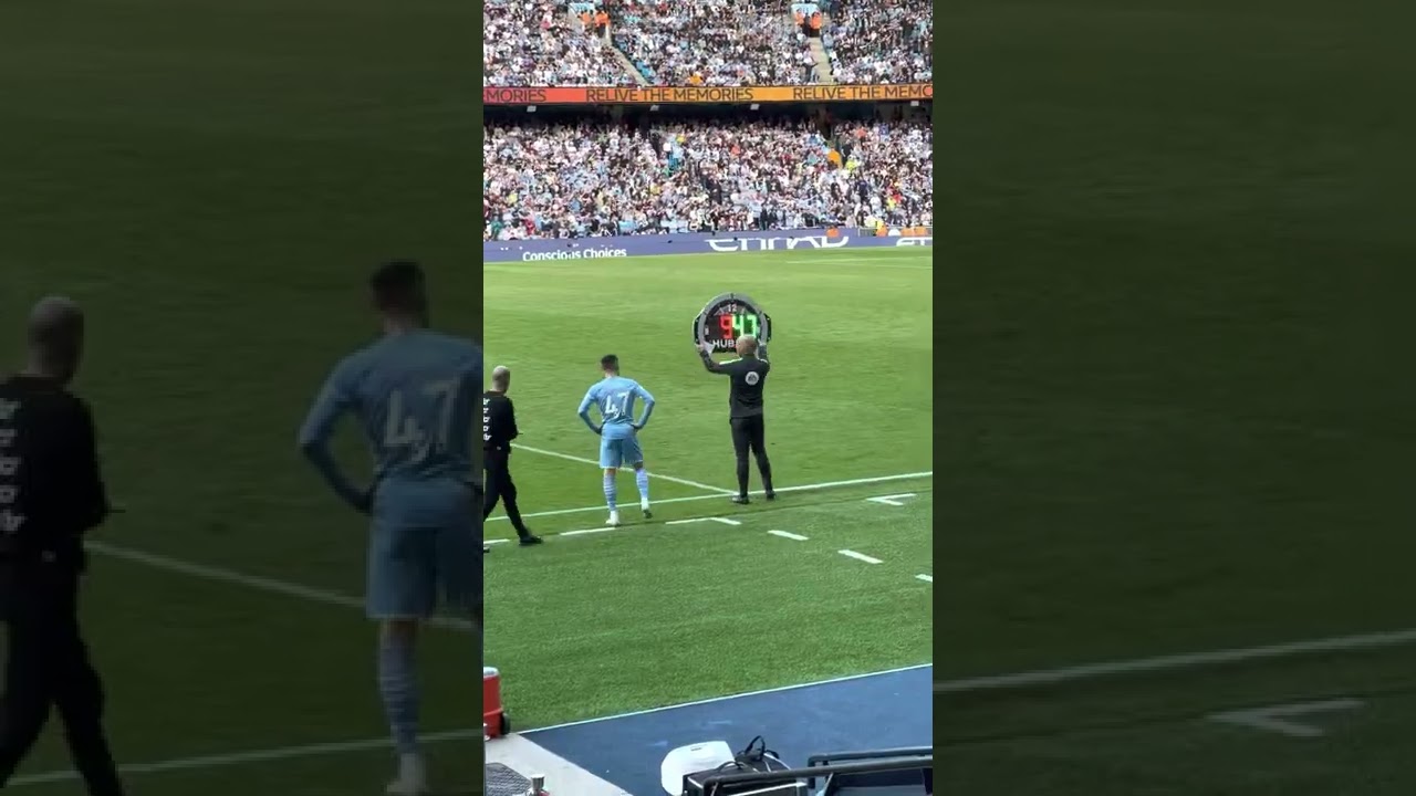 Why Phil Foden was substituted at half time for Man City vs ...