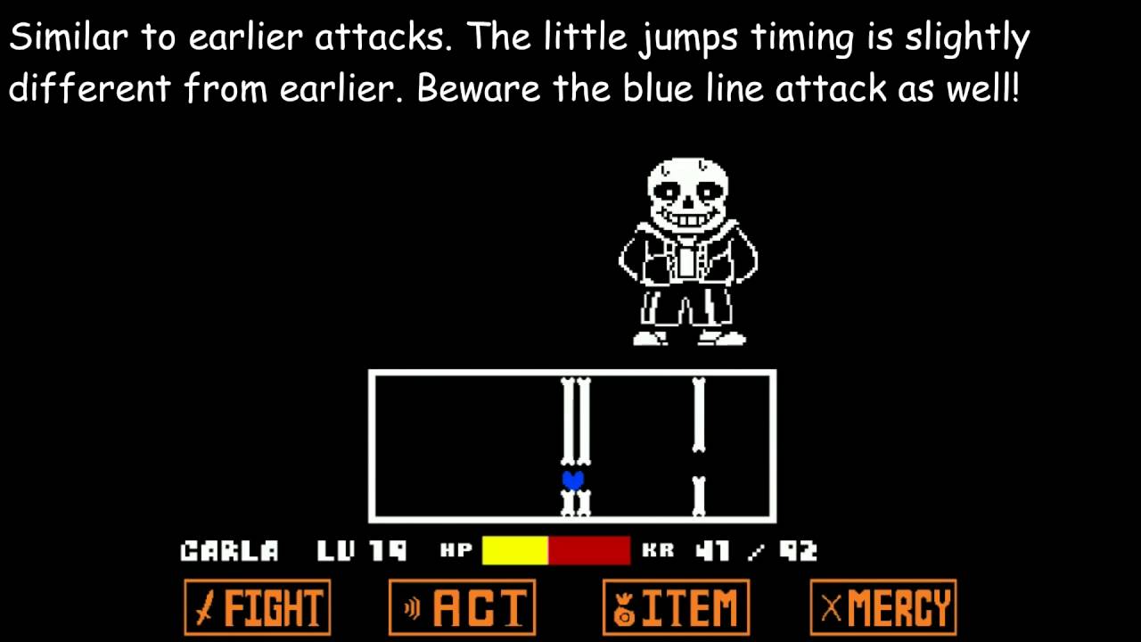 Sans Fight Tutorial 