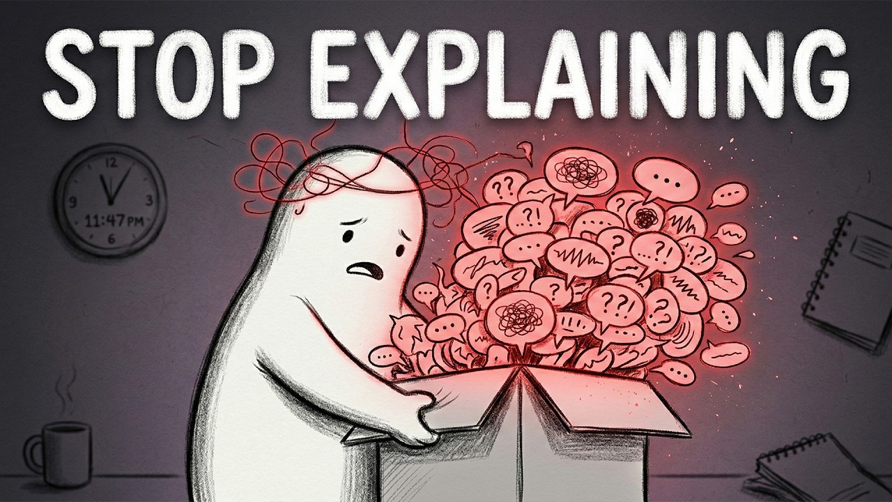 Why You Overexplain Everything (Psychology Explained)