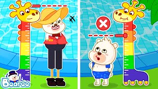 tall sister vs short brother problems swimming pool safety