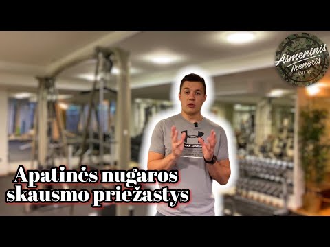 APATINĖS NUGAROS SKAUSMO PRIEŽASTYS / 3 DAŽNIAUSIOS / TESTAI JOMS NUSTATYTI