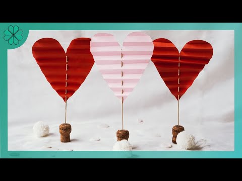 Jak zrobić Harmonijkowe Serce na Patyku | DIY Tutorial