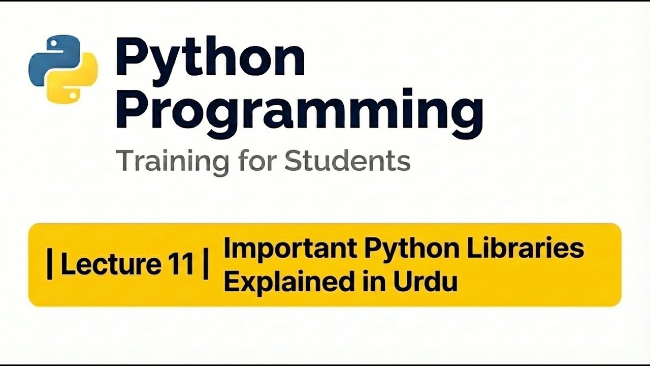 Обучение программированию на Python для студентов | Лекция 11 | Важные библиотеки Python: объясне...