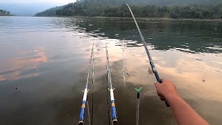 VERY SURPRISING! A SERIOUS JACKPOT WHEN THE WATER STARTS TO RISE. FISHING IN NGANTANG SELOREJO