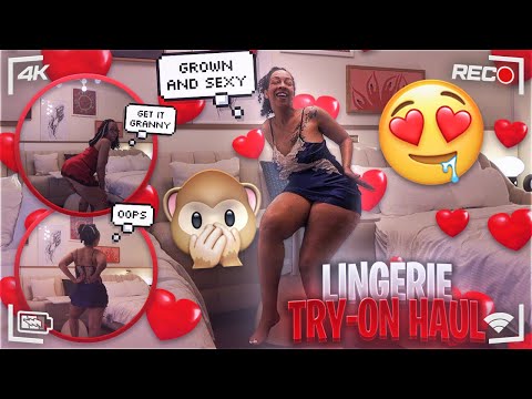 LINGERIE TRY-ON HAUL😍😱PERFECT GIFT FOR VALENTINES DAY💝🍫**SILKSILKY**