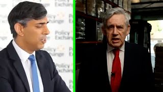 Rishi Sunak says child poverty is coming down, Gordon Brown says that's a lie and its going up