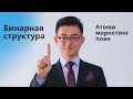 2.1 Маркетинг План Атоми. Бинарная структура. PV. Распределение денег