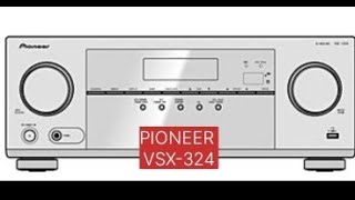 PIONEER VSX-324 no sound problem solved #youtube PIONEER VSX-324 no sound problem solved #youtube