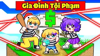 NABEE VÀ TÔ GÀ BẤT NGỜ TRỞ THÀNH GIA ĐÌNH TỘI PHẠM TRONG MINECRAFT*NABEE 1 BLOCK GIA ĐÌNH 👨‍👩‍👧‍👦🤑