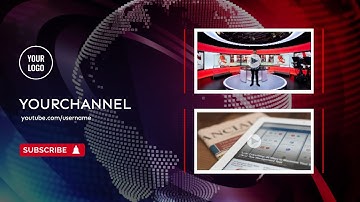 Free News Channel Youtube Outro Video Template (Customizable) - FlexClip