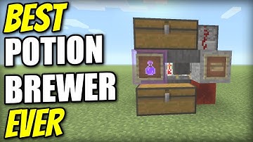 Minecraft Bedrock - AUTO POTION BREWER 🧪( Best Ever )[ Tutorial ] MCPE / Xbox / Switch / Windows 10
