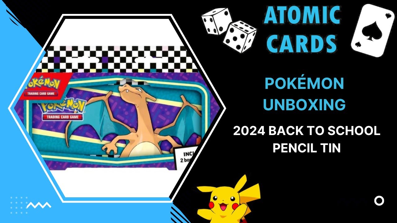 Pokemon Back To School Pencil Tin Spring 2023 Pokemon Back To School Pencil Tin Spring 2023