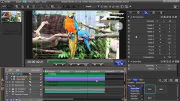 A 3D image move in Vistitle Part 3 - Adding a "depth of field" blur