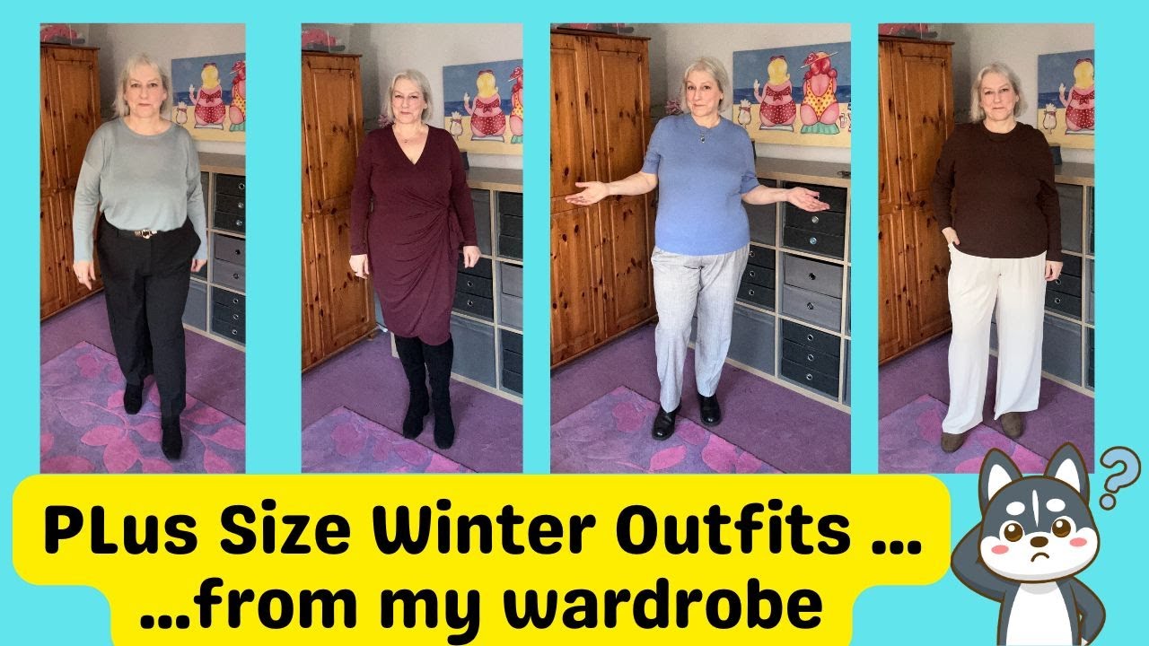 Plus Size Winter Outfits From My Wardrobe : Life Over 60