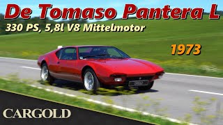 De Tomaso Pantera L, 1973, Ferrari Killer aus Modena, Wilder 70er Jahre Sportwagen, 1A Qualität!