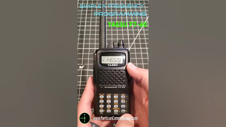 S1: Yaesu FT-60 Simplex Frequency Programming