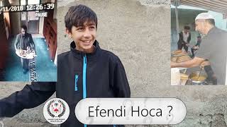 ''Geçerken  Efendi Hoca Özel  Bölümü''