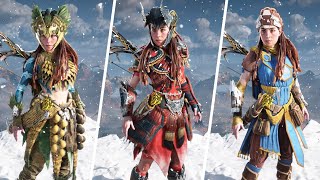 Horizon Forbidden West - ALL 43 Outfits Showcase