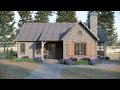 42x39 13x12m the most charming cottage  beautiful 2 bedroom house design  cozy  charm