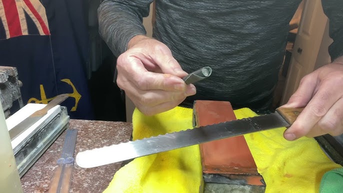 How to sharpen bread knife — TSPROF