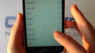 HTC One X Languages